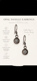 Opal Dangle Earrings